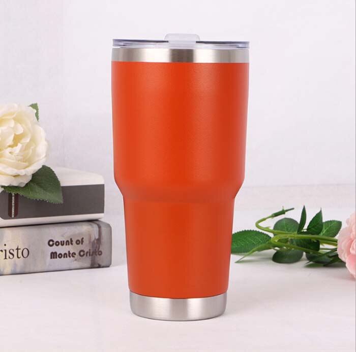 Double Wall Insulation Stainless Steel Tumbler Vacuum Travel Mug Cup Coffee 30oZ Vacuum Flasks: H1