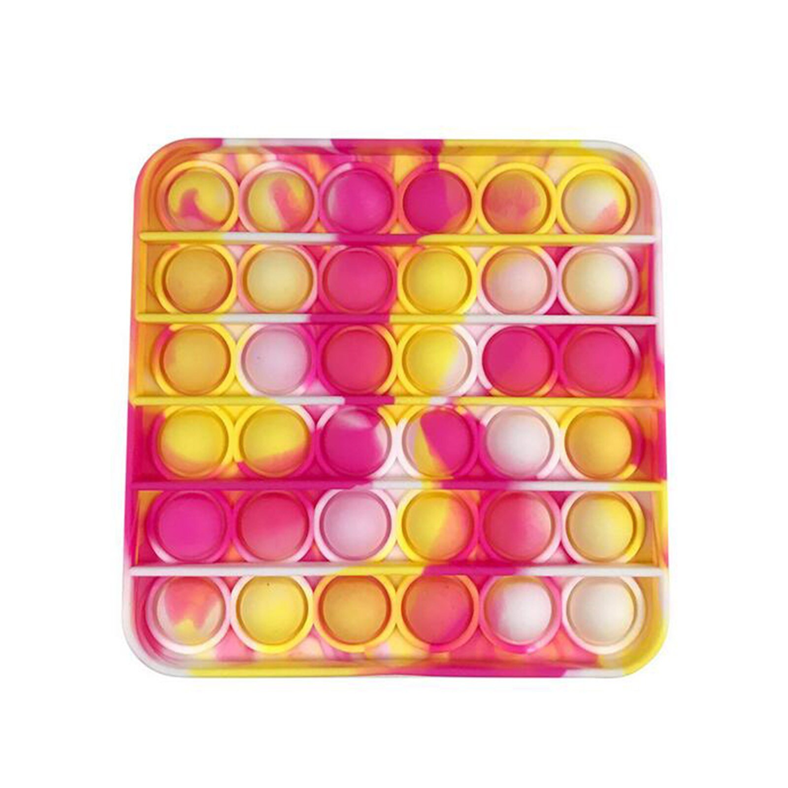 PopIt drücken blasiert Zappeln Spielzeug Erwachsene betonen Linderung Spielzeug Antistress PopIt Weiche Squishy Anti-betonen Anti betonen Kasten поп ит *: B