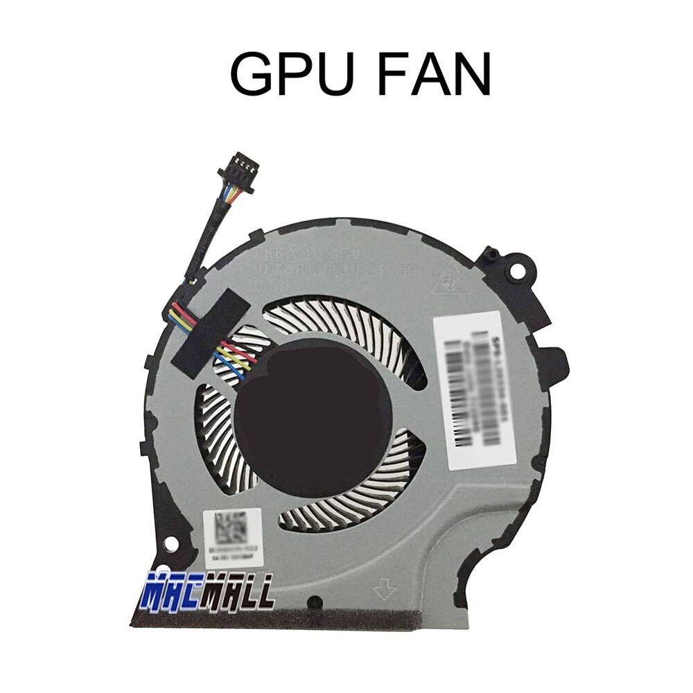 Voor Hp Pavilion 15-CX Serie 15-CX0000TX 15-CX0001LA 15-CX0001TX 15-CX0002TX 15-CX0003LA TPN-C133 Cpu Gpu Cooler Cooling Fan: GPU FAN