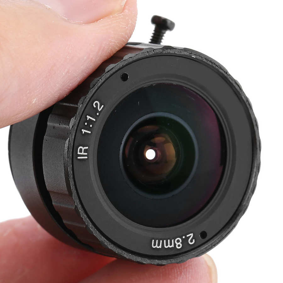 CCTV Camera Lens 2.8mm 3MP F1.2 /2.5 CS Mount Fixed CCTV Lens for Security Surveillance Camera