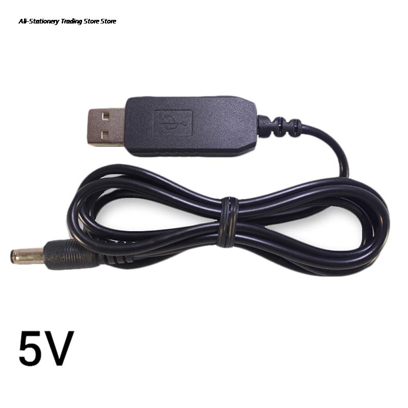 1Pc Dc 5V 9V 12V Boost Voltage Kabel Usb Converter Adapter Power Bank Router Koord Ca .. 1M: 5V