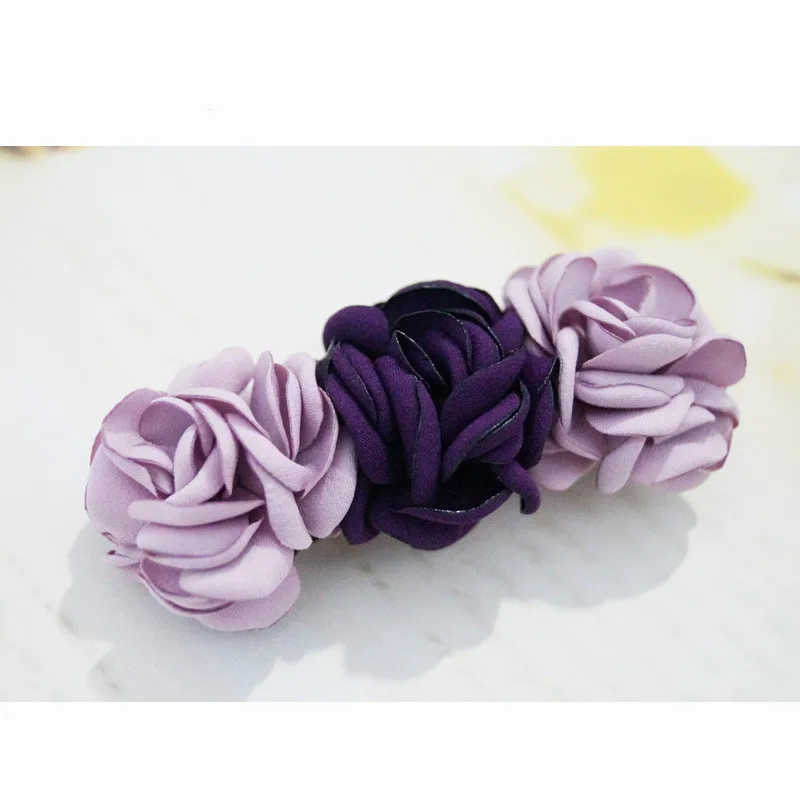 Haar Zubehör Korean Tiara Damen Es Blume Haarspangen Top Frühling Kreuz Clip Kopf Schmuck Frauen Braut Hochzeit Kopfschmuck: 3