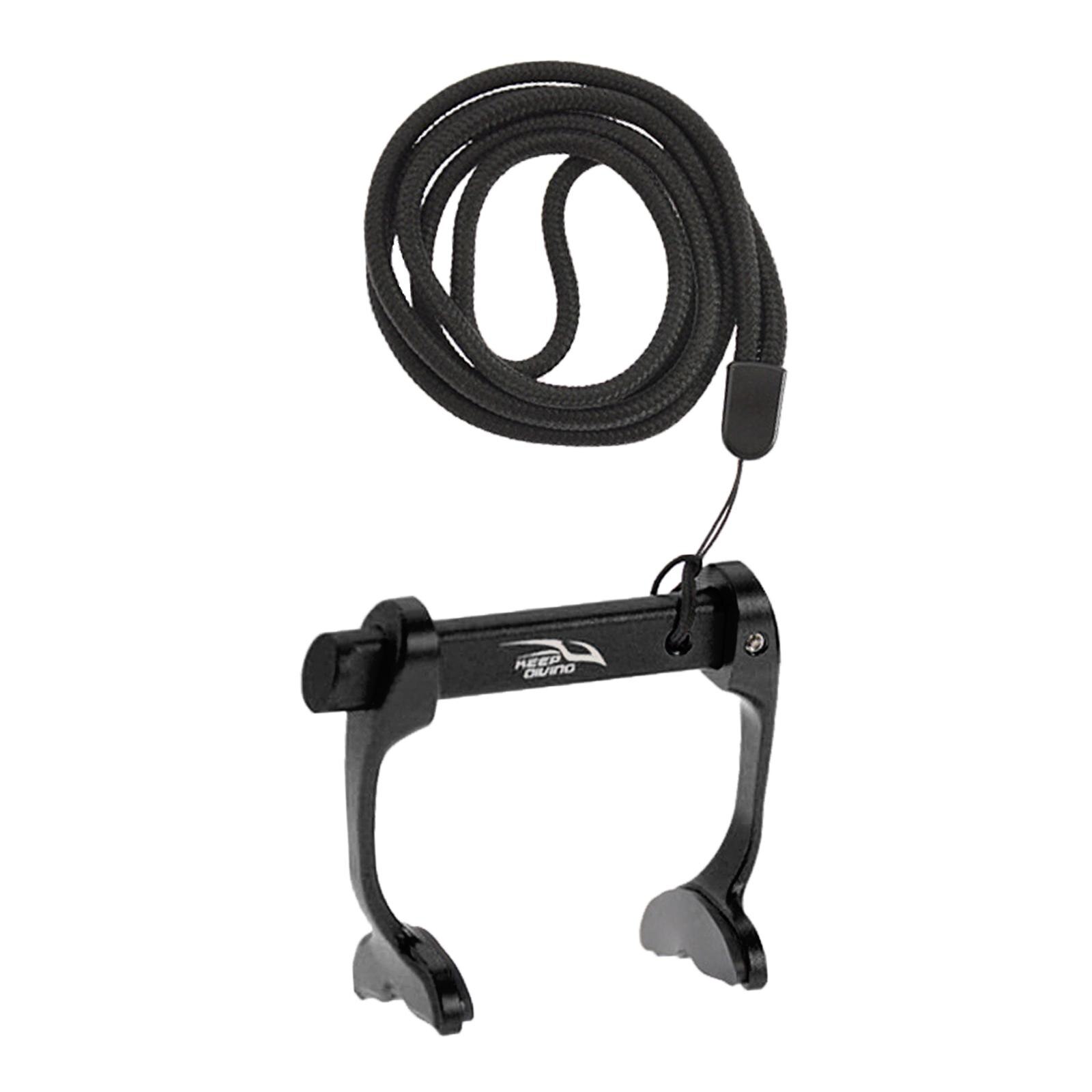 Swimming Nose Clip for Sports Equipment Learn to Swim Training Kids Adult Snorkeling: black