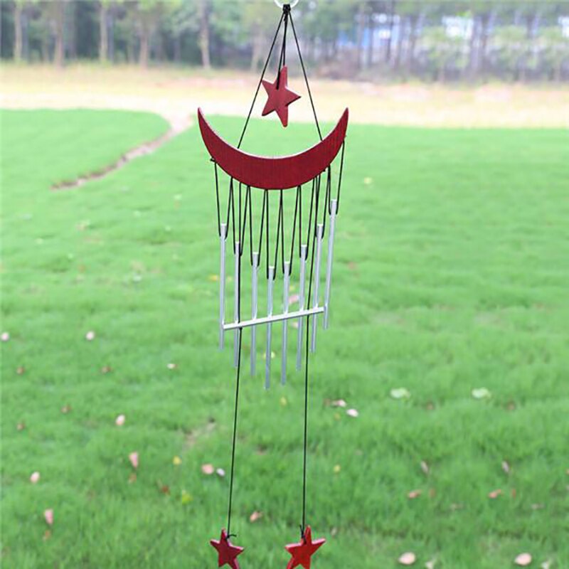 Carillon campanas de viento música de viento campanilla de viento para el jardín música campanas de Metal paisaje sonido tubos de viento de madera