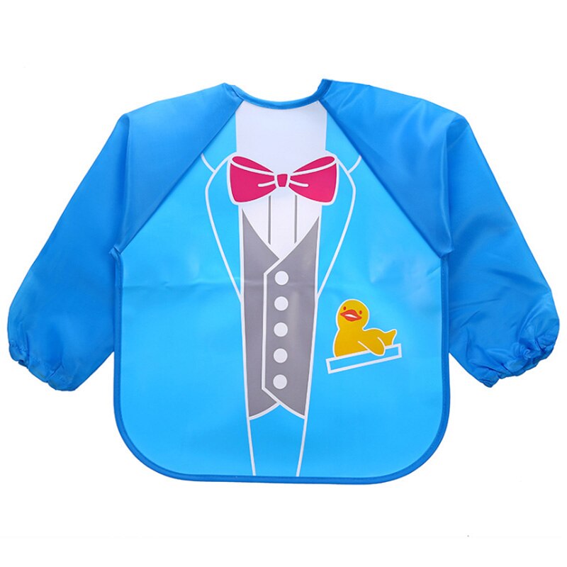 Baby Slabbetjes Baby Burp Doeken Peuter Sjaal Voeden Kiel Lange Mouw Waterdichte Overall Baby Dieren Babyvoeding Accessoires: Suit