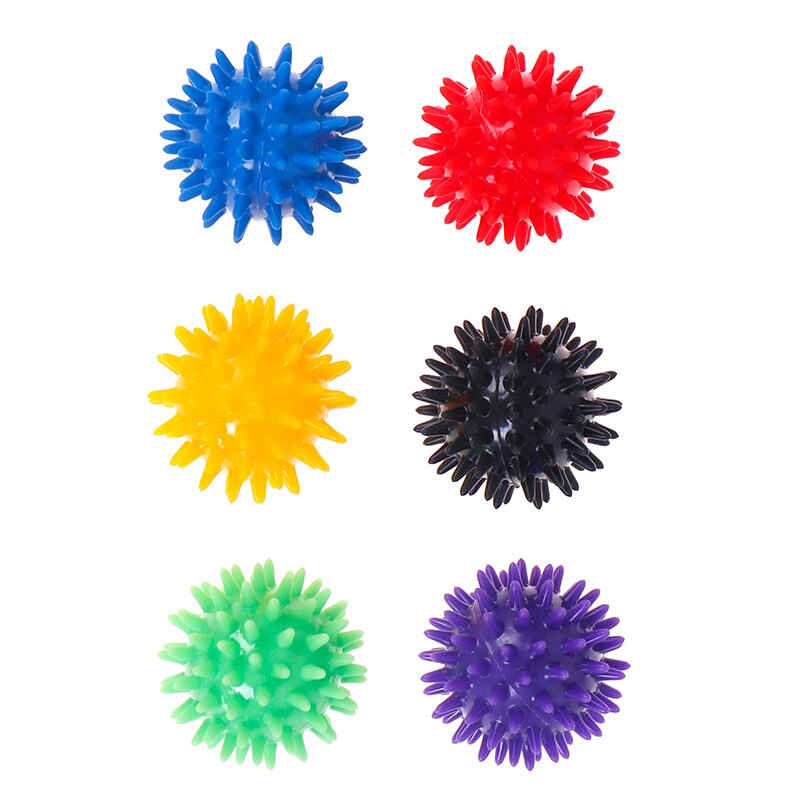 Full Body Spiky Massage Bal Hard Stress Bal 6Cm Voor Fitness Sport Oefening Egel Sensorische Training Grip De Bal