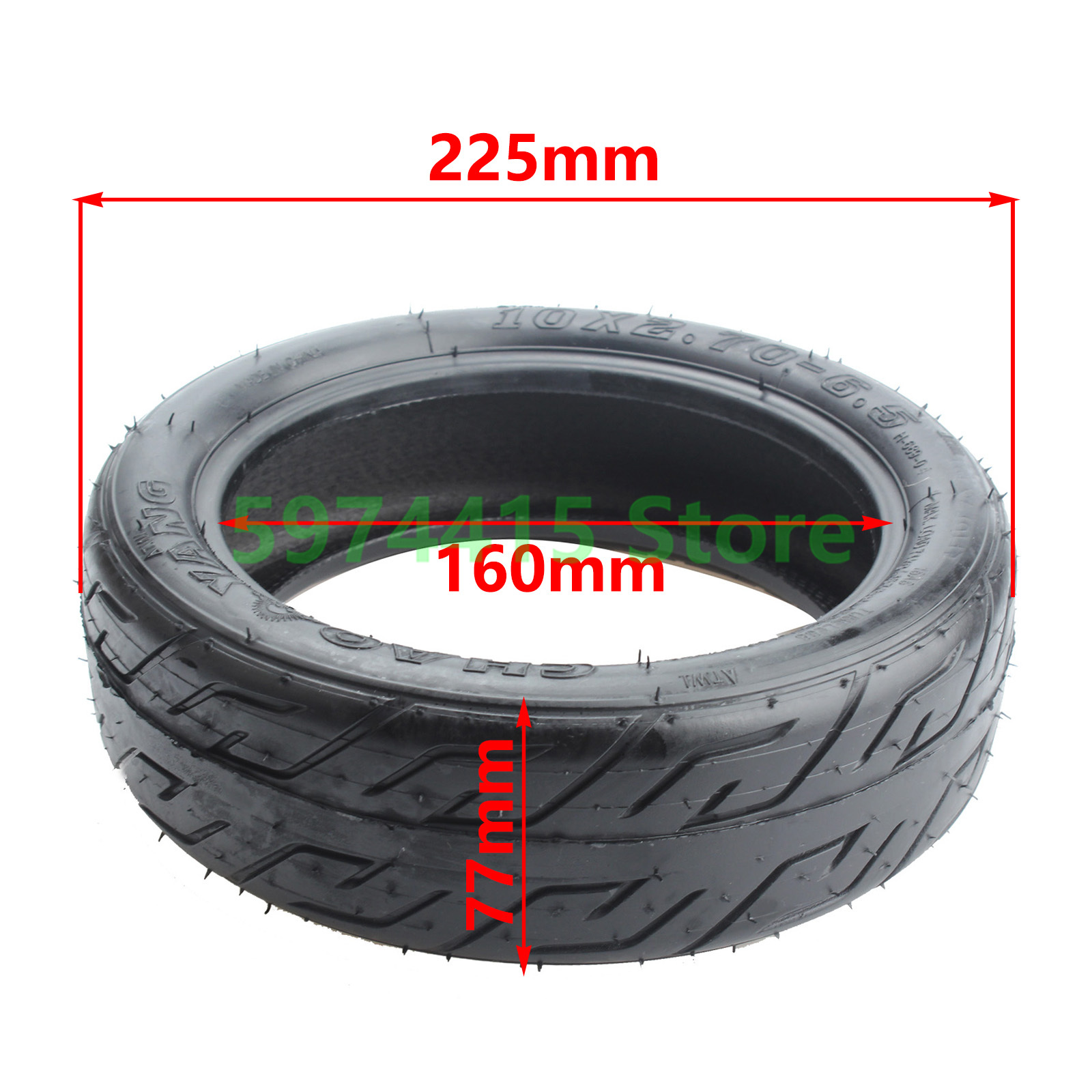 10X2.70-6.5 Band Vacuüm Band 10 Inch Tubless Band Balancing Scooter Elektrische Scooter 10X2.7 Band
