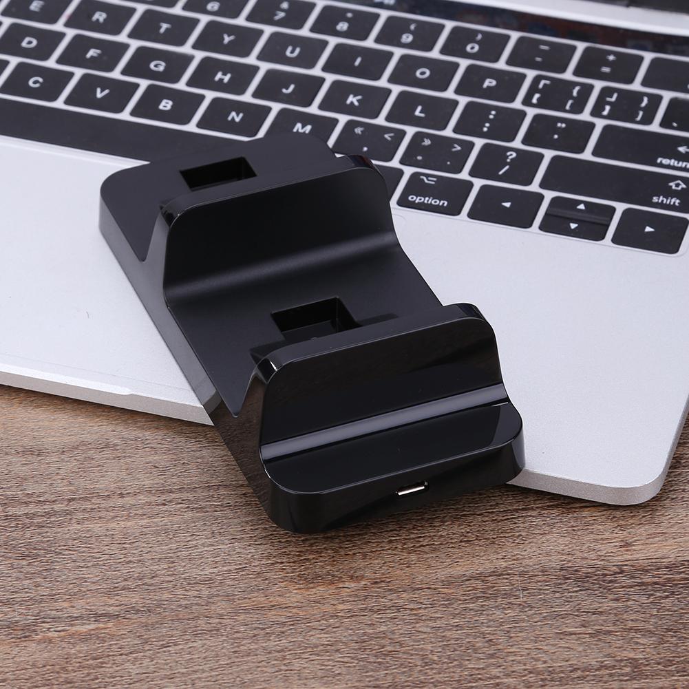 Dual USB Charging Dock Station Stand for PS4 PlayStation 4 Game Controller Handle Charger Cradle Bracket for PS 4
