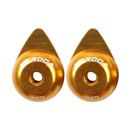 MEROCA Water Buckle S Bike Hub Safety Hook Screw Modified Child Balance Walker Slide Bicycle: gold