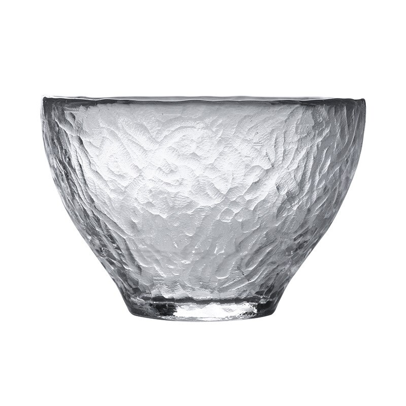 Japanischen Stil transparent Tee Tasse Klar Wärme Beständig Kung Fu Glas Tasse Wasser Blume Tee Schüssel Heimat Küche Büro Getränk: H