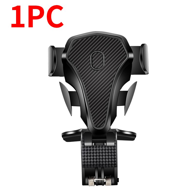 360 stopni panel uchwyt samochodowy telefon uchwyt robić smartfona podstawka strąk telefon wsparcie automatyczny stojak na telefon komórkowy stojak z kartami parkingowymi: 1szt