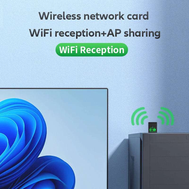 900Mbps USB WiFi Bluetooth 5.4 Adapter 2in1 Dongle Dual Band 2.4G 5GHz USB WiFi 6 Network Wireless Wlan Receiver DRIVER FREE