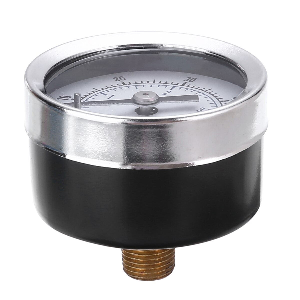 Industrial 0-60 PSI Air Pressure Gauge 1/8" NPT Air Compressor Pressure Gauge Back Mount with 1.5" Face Hydraulic Meter