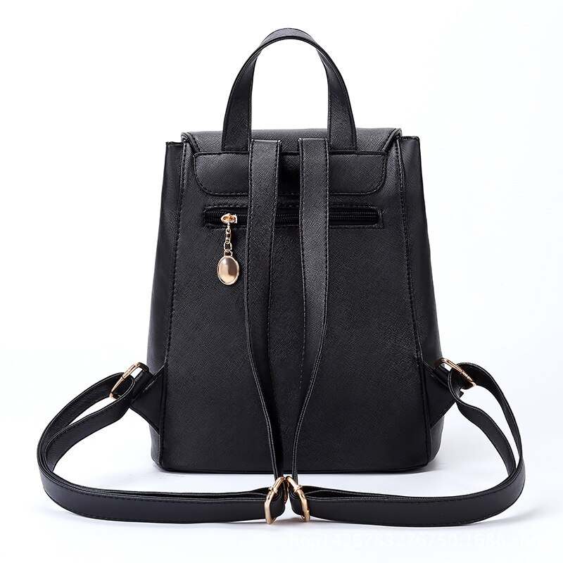 Backpack Women Pu Leather Female Backpacks Teenager School Bags Mochila Feminina Rucksack Mochilas Mujer