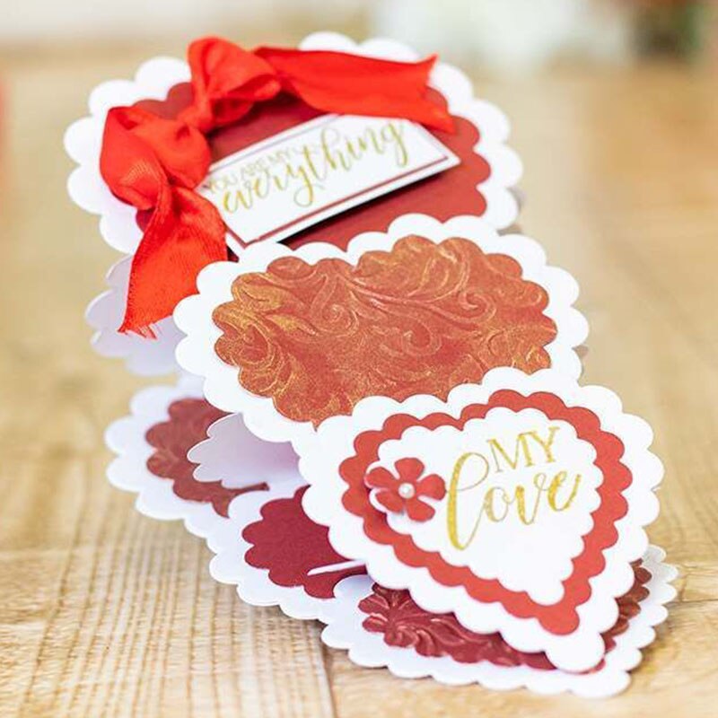 July Core Frame Dies Stitched/Scalloped/Torn-Edge-Oval/Circle/Square/Heart Metal Cutting Dies for Scrapbooking and Cards