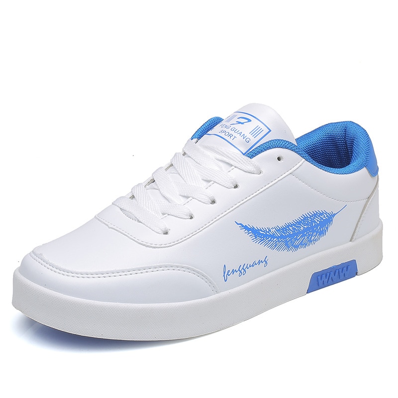 Baskets étanches pour homme, chaussures de sport blanches, printemps-été, chaussures décontractées: Bleu / 39