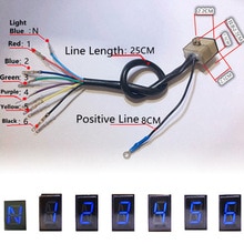 Universal Motorcycle Gear Indicator ​ Lever Gauge Parts