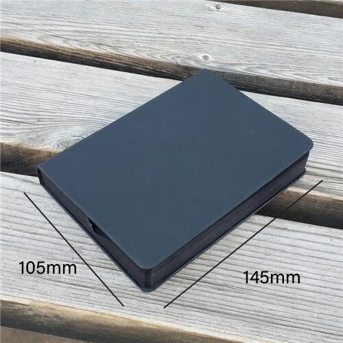 A5/ A6 Black Blank Notebook Notepad ,DIY Blank Black Paper Sketch Book: A6