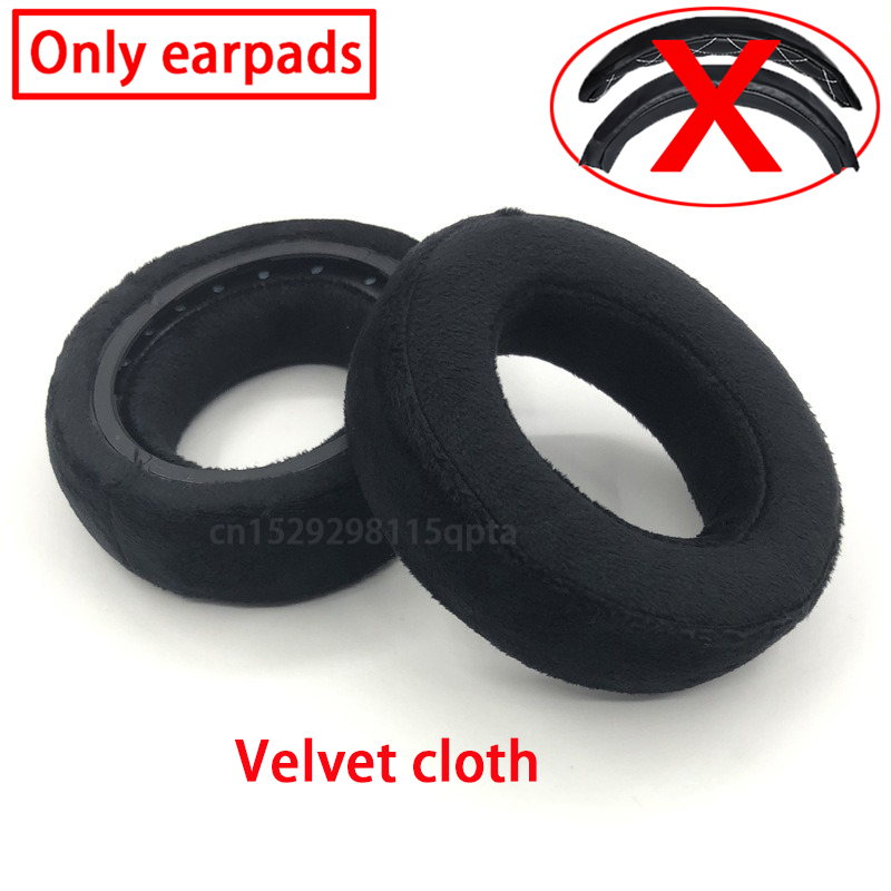 Almohadillas para los oídos HS7, almohadillas de repuesto compatibles con auriculares Corsair HS70 HS50 HS60 Pro HS75 XB, almohadillas de tela más gruesas