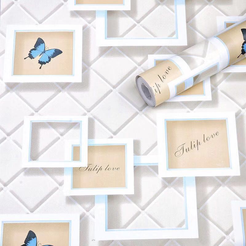 Papel tapiz de vinilo de PVC lavable estilo mediterráneo, para decoración del hogar, Adhesivo de pared de fondo TV, barato: HY9149