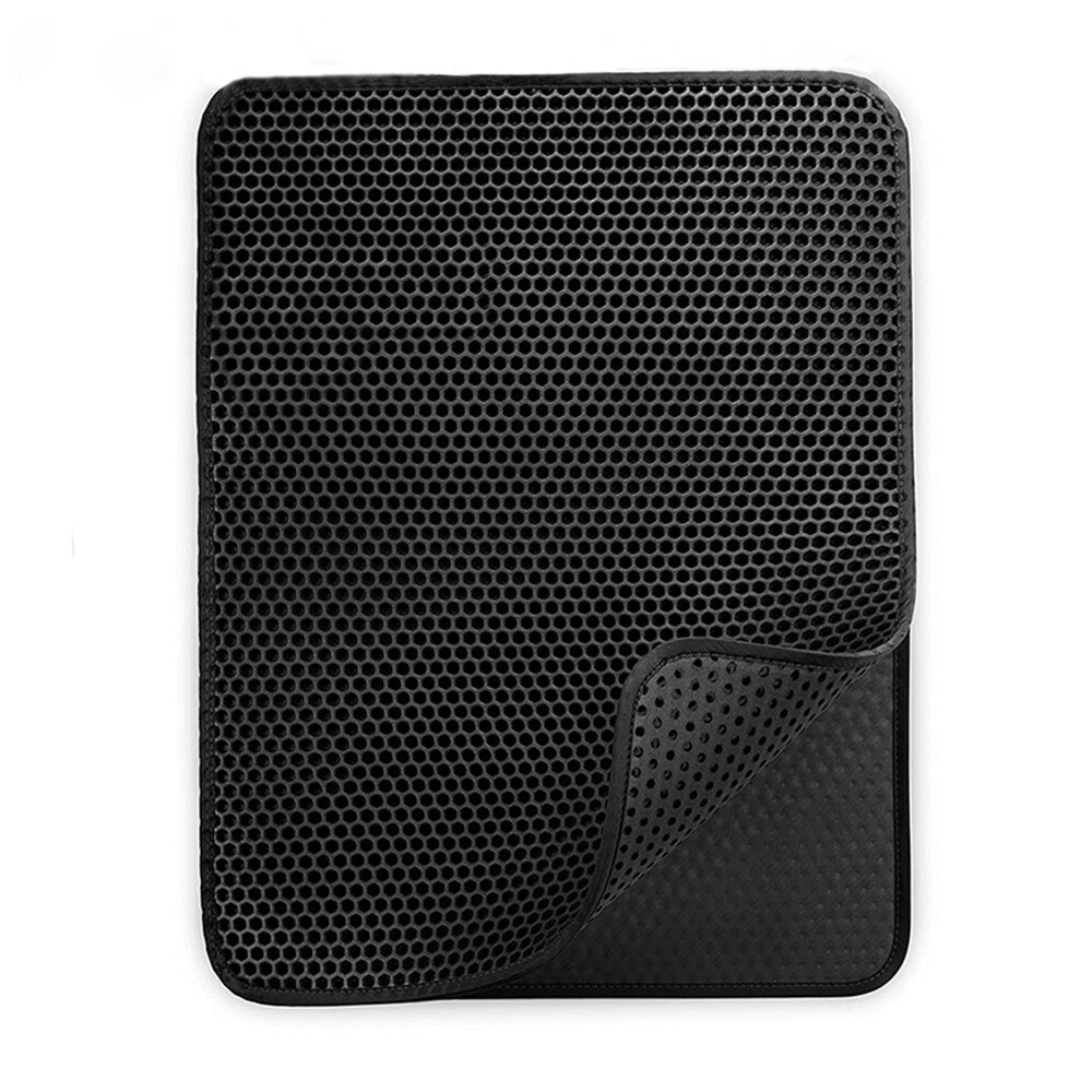 Pet Cat Litter Mat Double Layer Litter Cattery Pads Trapping Litter Box Kennel Mat Pet Product Bed Cats House Clean Mat