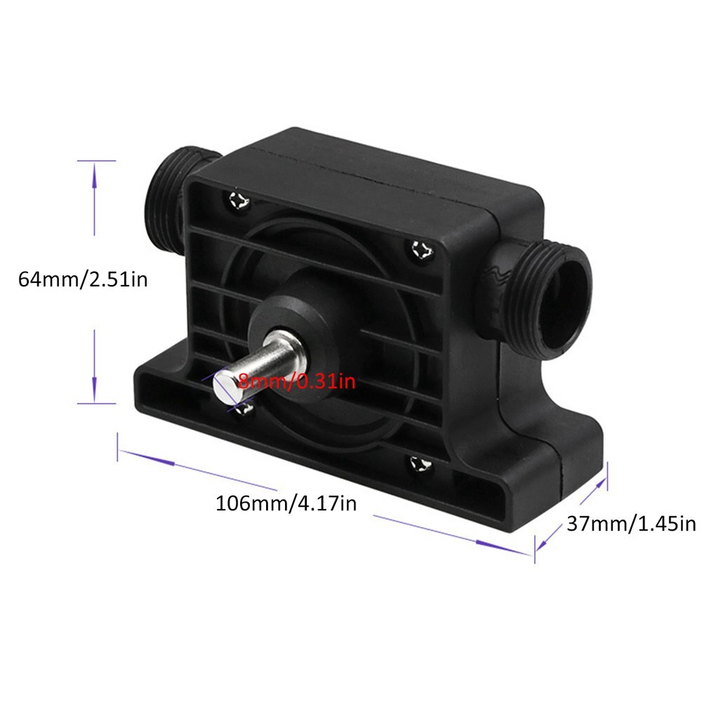 Electric drill driven suction pump self-priming drill pump is prevent corrosion for emptying drains 1 pcs
