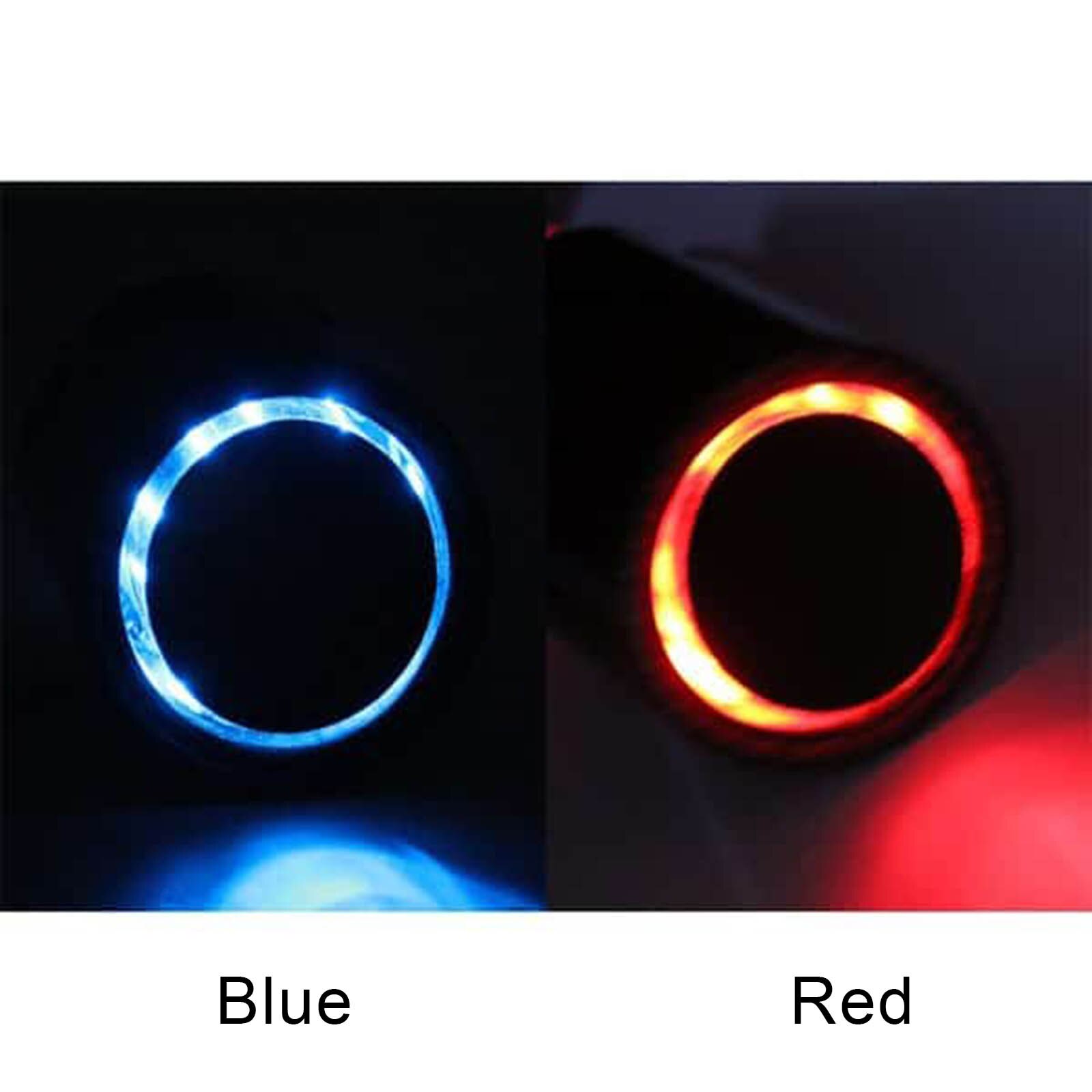Carbon Fiber Led Uitlaat Tip Light-Emitting Auto Uitlaatpijp Uitlaat Uitlaatpijpen Met Hoge Temperatuur Led Licht F-Best