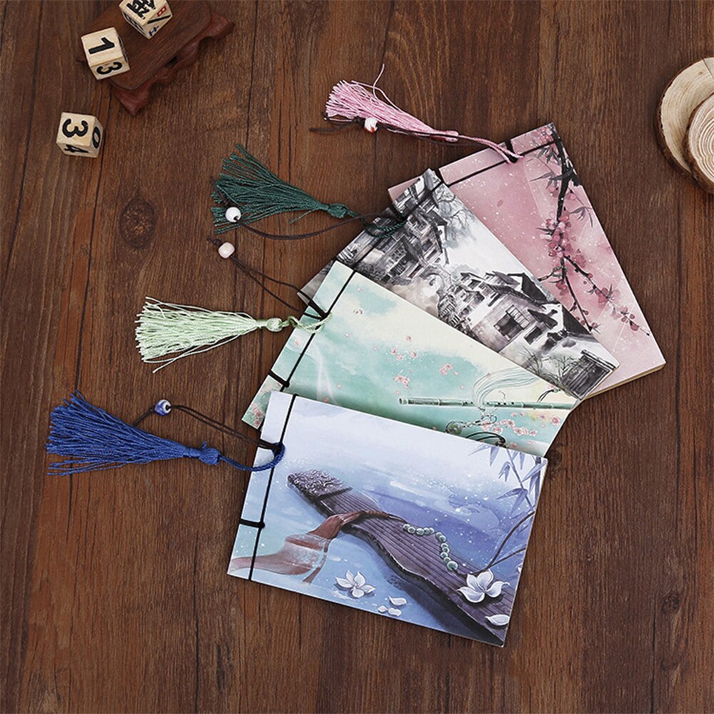 Sketchbook Diary 15*10cm Chinese style NoteBook Stationery office school supplies for kids filofax