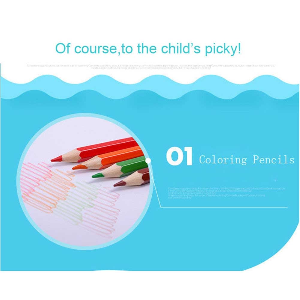Kit de herramientas de dibujo con caja, pincel de pintura, rotulador de arte, lápiz de Color agua, crayón, para niños, 150 unids/set por Set,