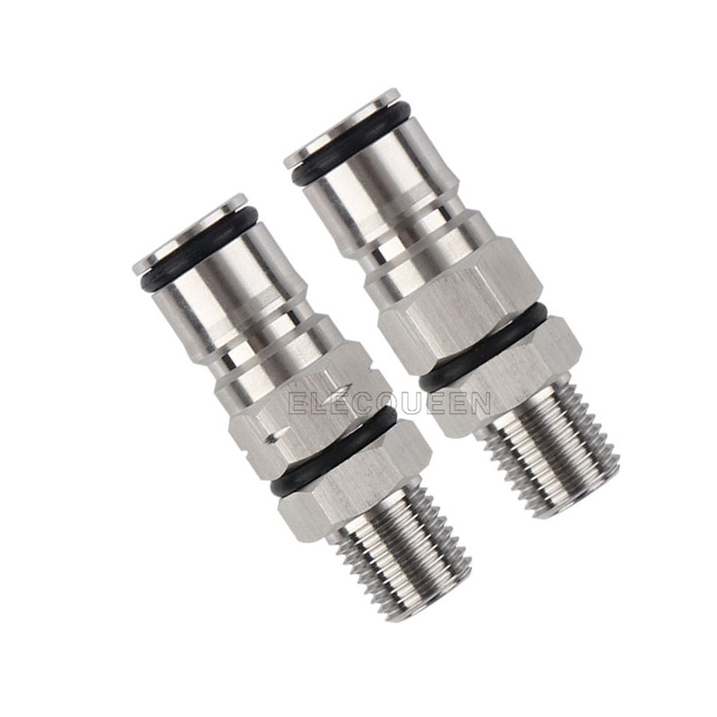 Corny keg kugle låsestolpe med 1/4 tommer 1/4 "skot - væske og gas kit top