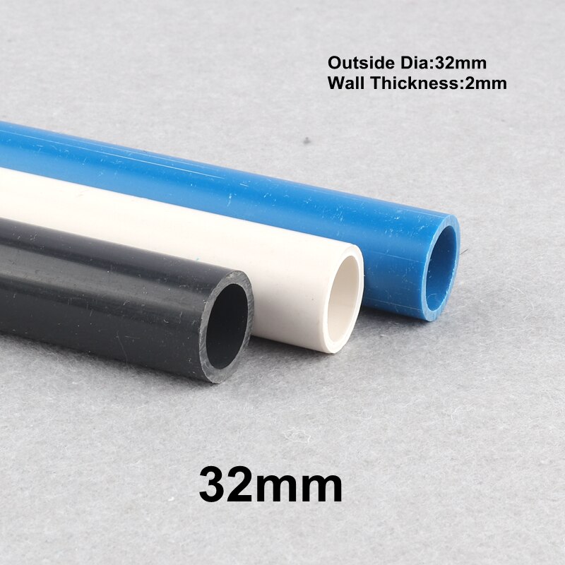 50cm ulkohalkaisija 20 ~ 40mm pvc putki valkoinen/sininen/harmaa upvc putkiliitin puutarhakastelulle pvc-liitin