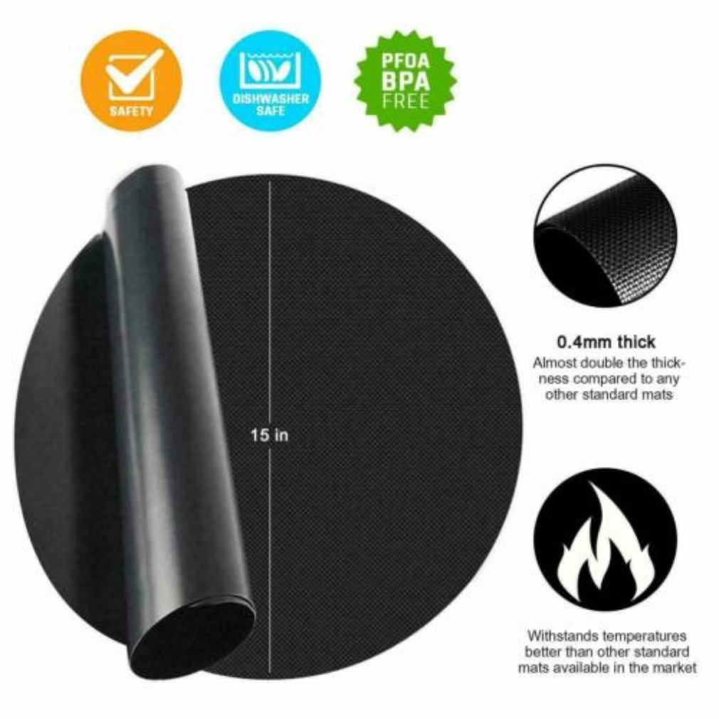 Buiten Gebruik Herbruikbare 40 Cm Non-stick Bbq Grill Mat Pad Bakplaat Mazen Draagbare Outdoor Picknick Koken Barbecue tool