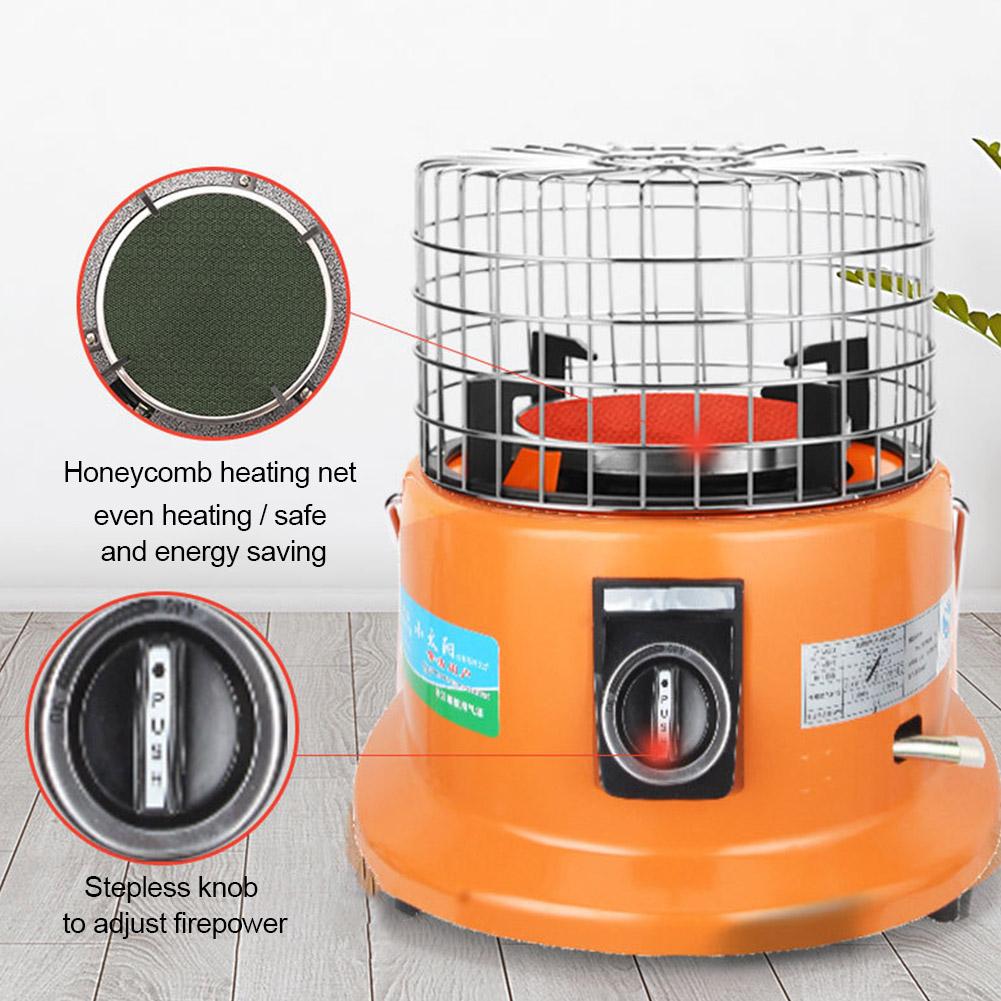 2800pa Portable Gas Heater Up To 3.7kw Camping Stove Tent Gas Heater Pulse Ignition Outdoor Gas Heating Fishing Hiking Supplies