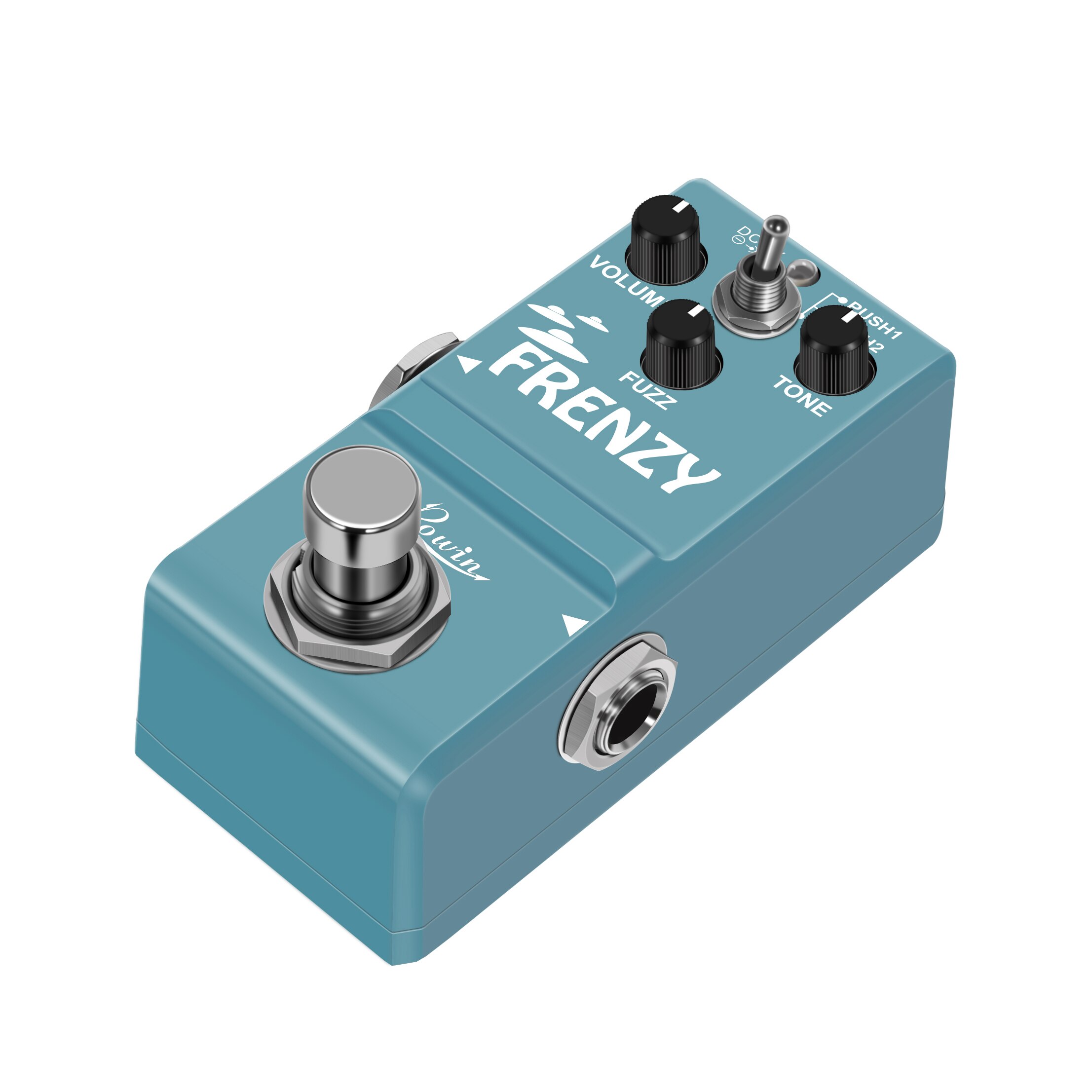Rowin-Pedal de guitarra FRENZY, sonido cremoso similar al violín, con carcasa de Metal completa, 2 modos, para bajo y LN-322