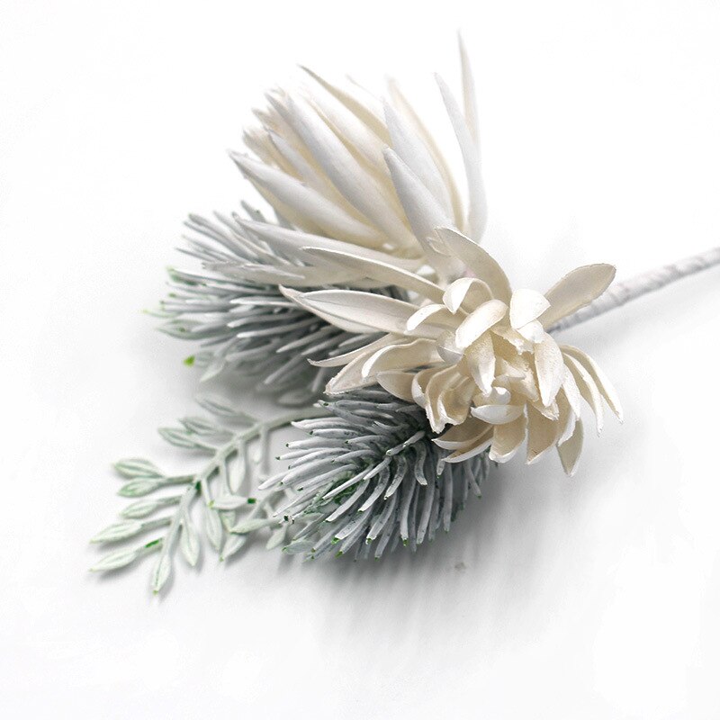Multi Purpose 1Pcs Artificial Plants DIY Flower Material Box Supllies Plastic for Wedding Home Decorative 8*16cm