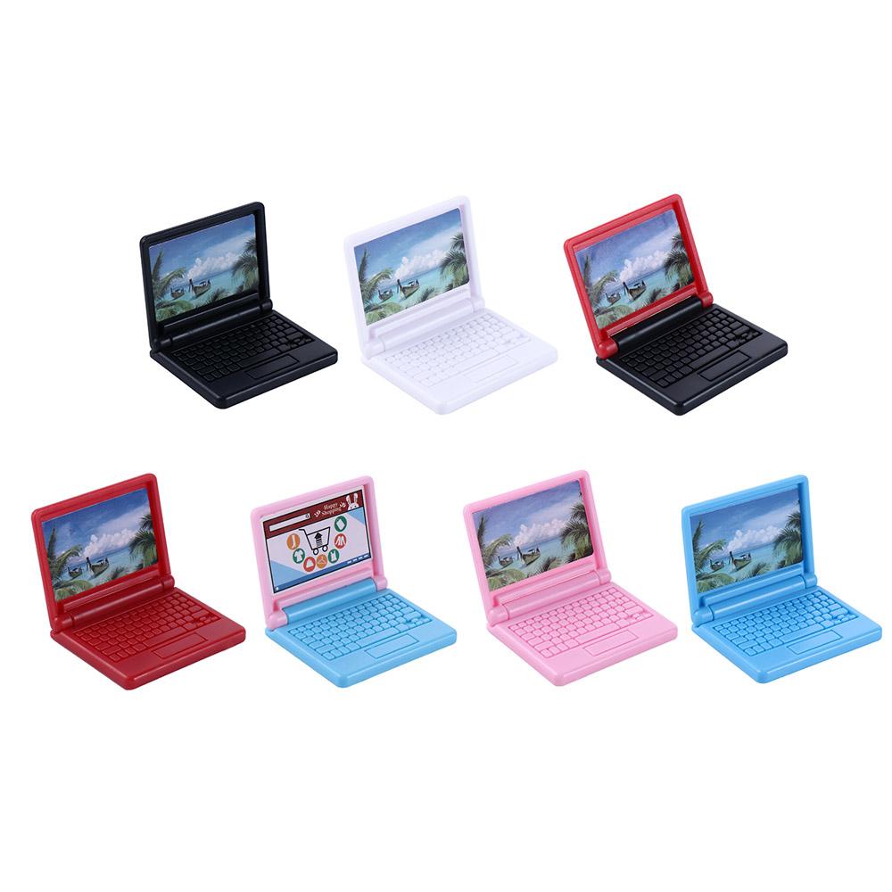 Decor DIY Accessoires Poppenhuis Decoratie Ambachten Poppenhuis Miniatuur Poppenhuis Meubels Simulatie Laptop Poppenhuis Computer