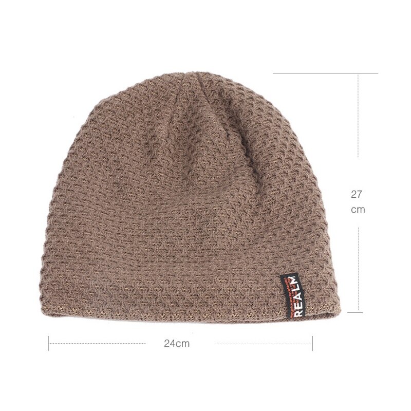 Lässige beanies für damen und herren, skimützen, radmützen, wintermützen, outdoor-sportmützen, warme, fleecegefütterte oversize-strickmützen, totenkopfmützen