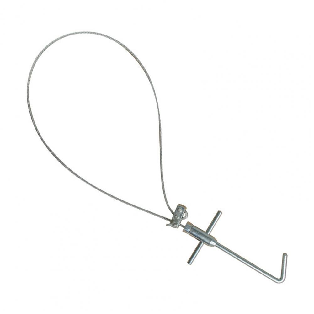 Pig Catcher Adjustable Labor-saving Corrosion Resistant Stainless Snare Pig Catcher for Farm Pig Catcher domestic animal Catcher: Default Title