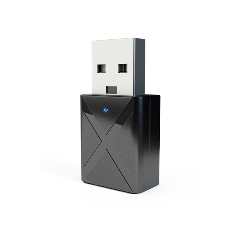 Adattatore Bluetooth 5.0 Ricevitore audio USB Trasmettitore 2 in 1 Altoparlante TV per computer Ricevitore Bluetooth