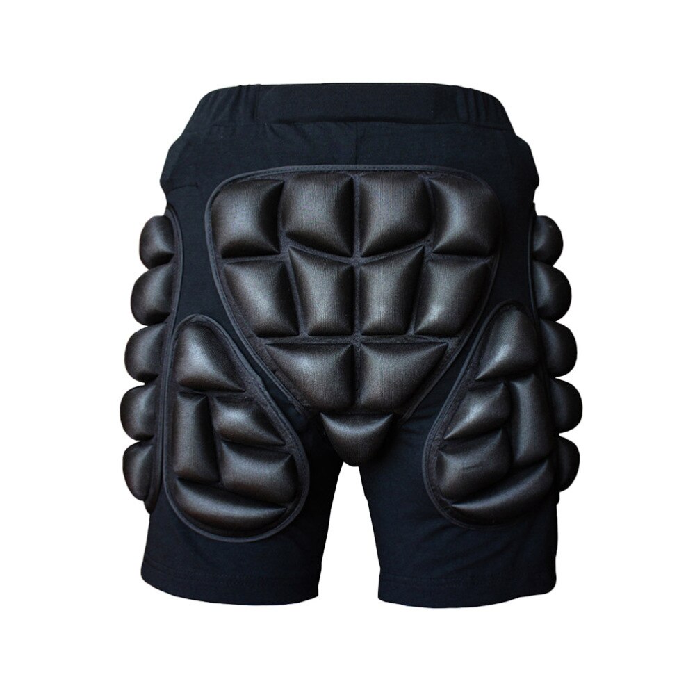 Verdickung 2.5cm rollschuh-hüftpolster eiskunstlauf-hockey-gürtel snowboard-hüftpolster dehnbare hockeyhosen sicherheitssporthose: Schwarz