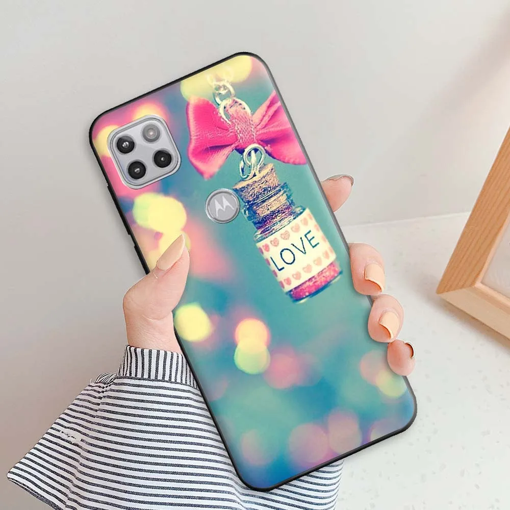 For Motorola Moto One 5G Ace Case XT2113-2 6.7" Cases for Moto One 5G Ace Protective Silicone Soft Cover One 5G Ace Capa