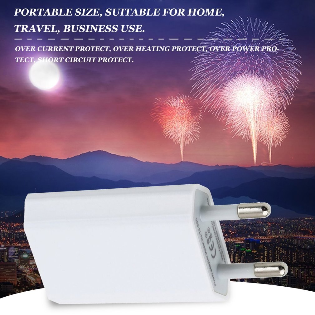 Adaptateur portatif breveté de chargeur de mur de puissance de téléphone Portable d'usb de de carte pour l'iphone 3G 3GS 4 4S prise de l'ue