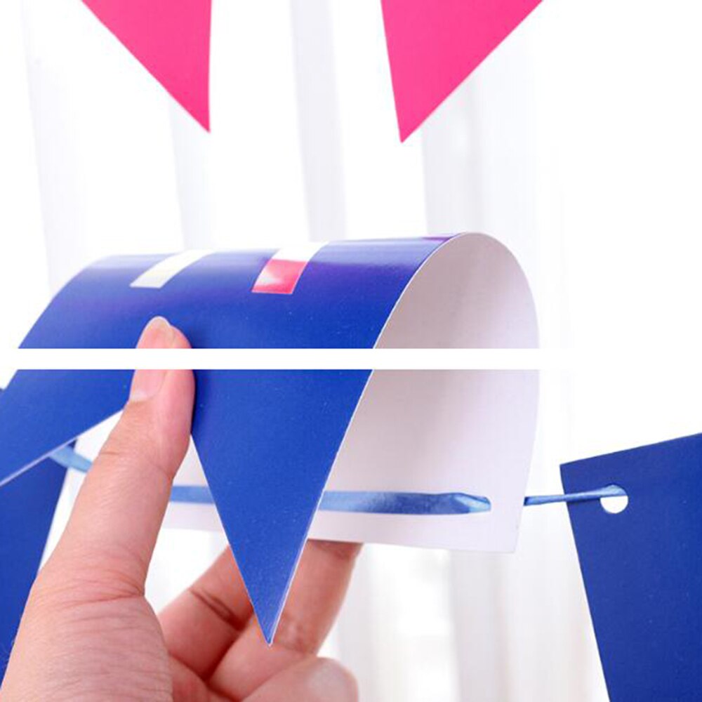 13pcs/set Rose Pink Happy Birthday Banner Signs Golden blue Hanging Flag Birthday Party Supplies rainbow clolor Bunting Decor