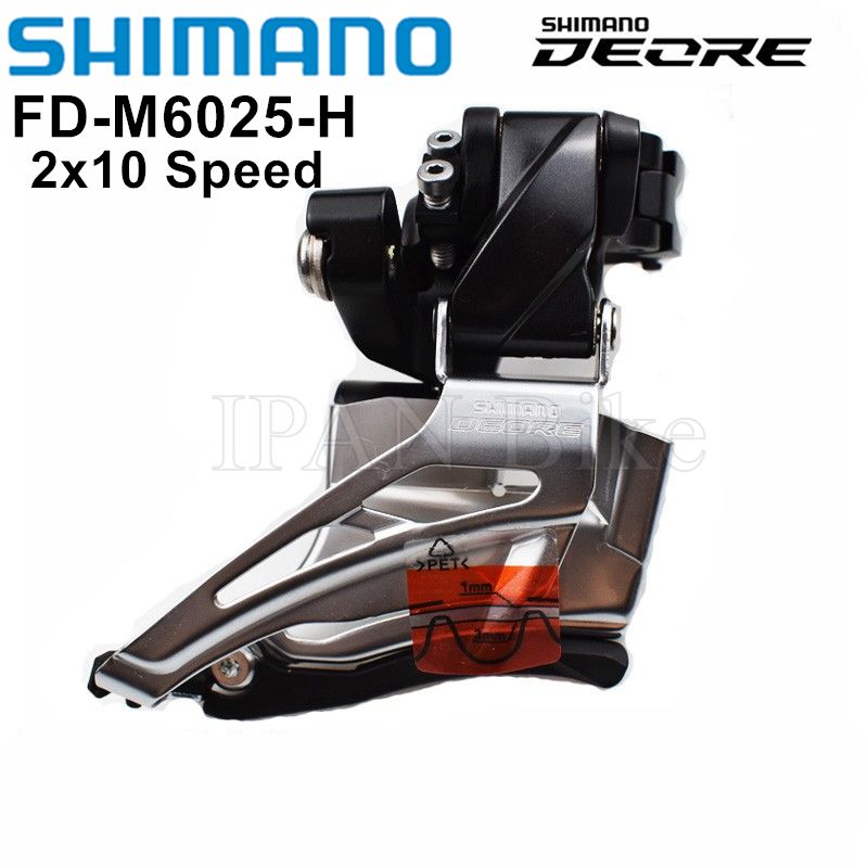 Shimano Deore M6000 Bike Derailleur Fd M6025 Fiets Voorderailleur 2X10 Speed 10 S 2V Mtb Bike deel FD-M6025: FD-M6025-H