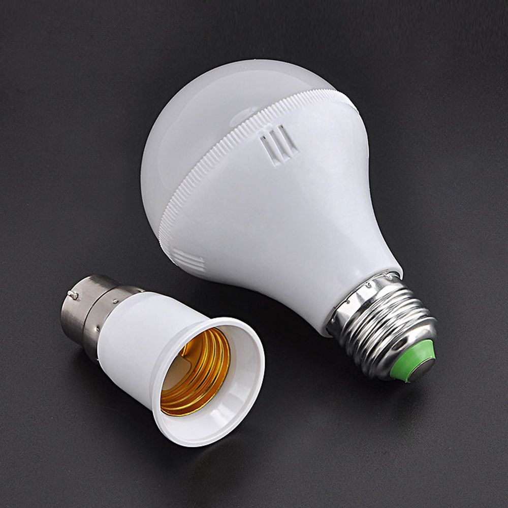 Adattatore Universale Per Lampadine Da Baionetta B22 A Vite E27 - Convertitore Per Lampade E Paralumi (Diam. 2,2 Cm, Lungo 4 Cm)