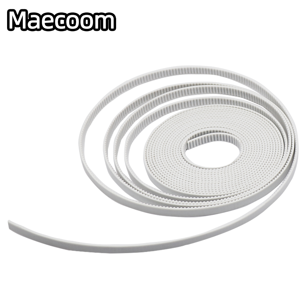 GT2 Belt PU with Steel Core GT2 Belt 2GT Timing Belt Width 6mm for 3D printer parts Anti-wear Reinforce Open Belt