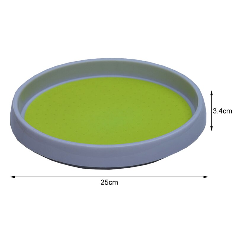 Rotating seasoning storage rack non-slip storage cabinet lazy turntable bandwidth base storage box kitchen storage tray