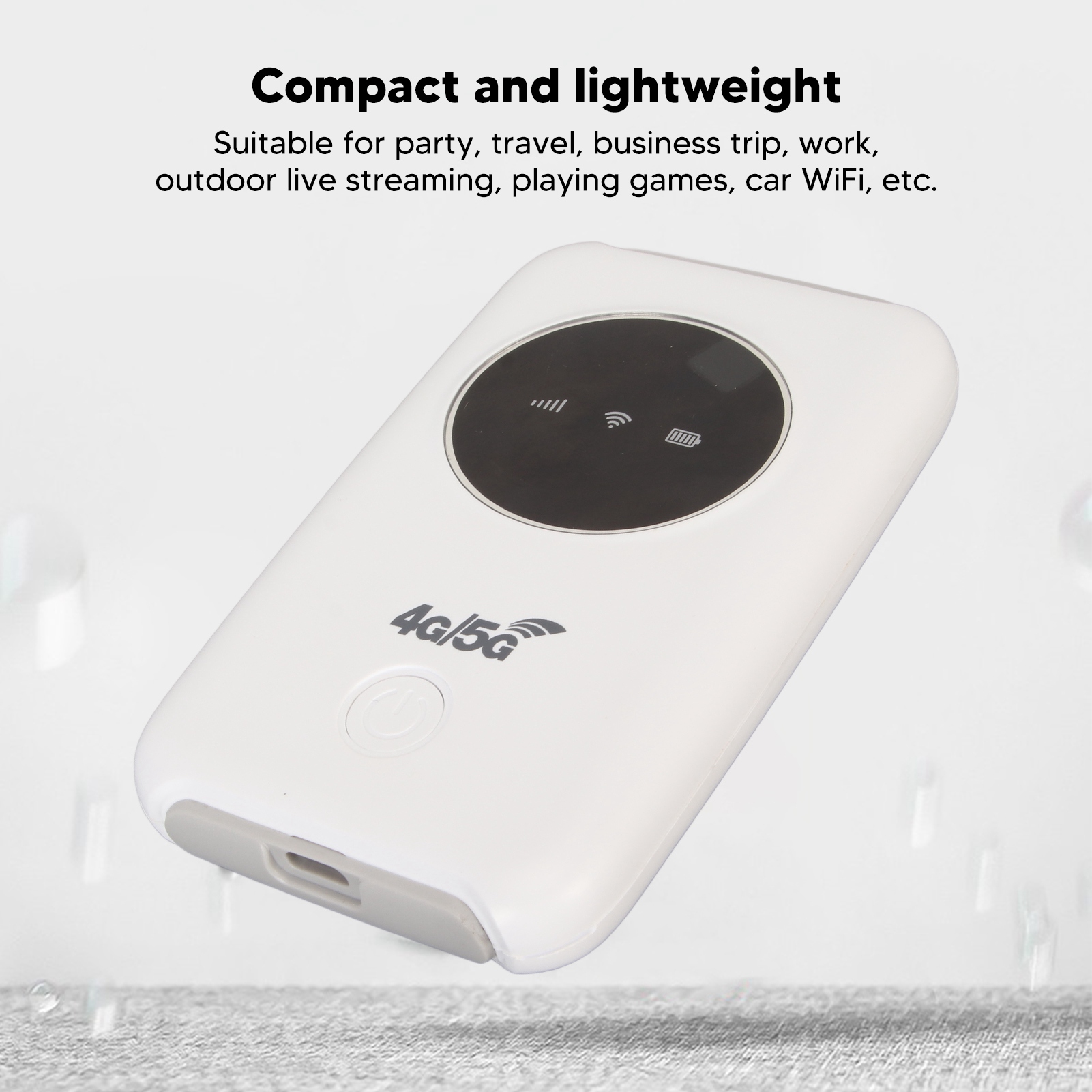 Modem WiFi USB 4G LTE 300 mb/s odblokowany WiFi gniazdo kart Micro SIM wbudowany bezprzewodowy przenośny router WiFi 3200MAh