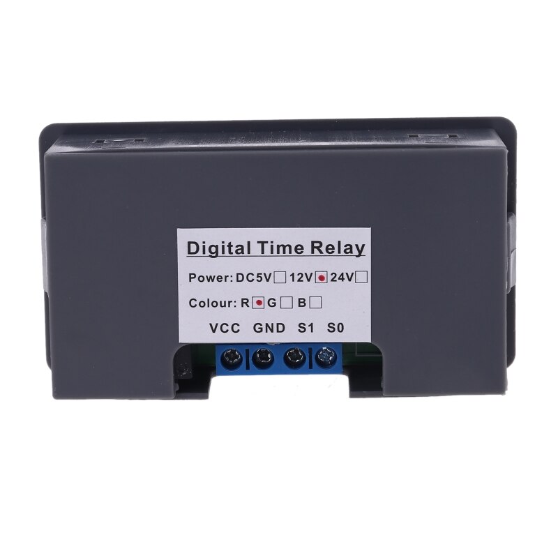 DC 5V 12V 24V AC 110V 220V Digital Time Delay Relay Cycle Timer Control Switch Adjustable Timing Relay Time