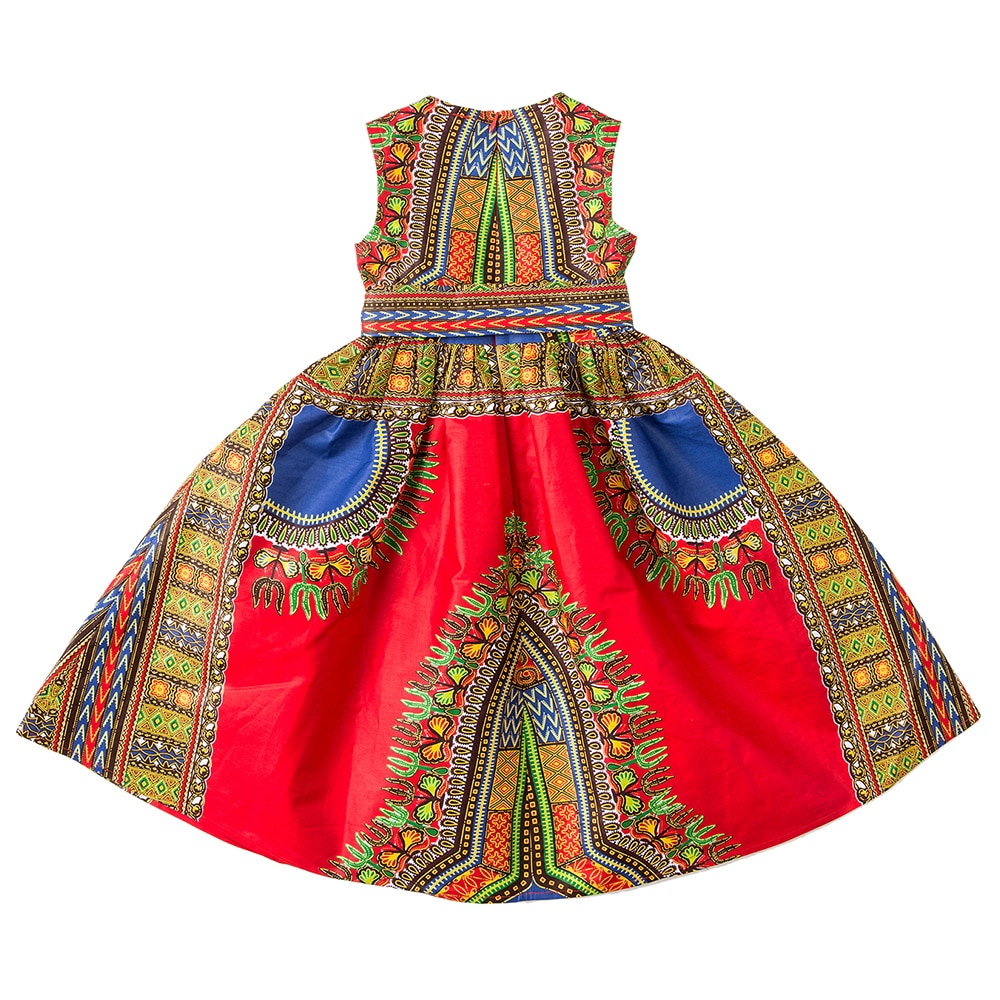 African kids clothes baby dress Dashiki ress african traditiona baby dress batik cotton material Clothing for kids
